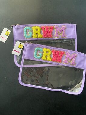 NWT Clear Make Up Bags